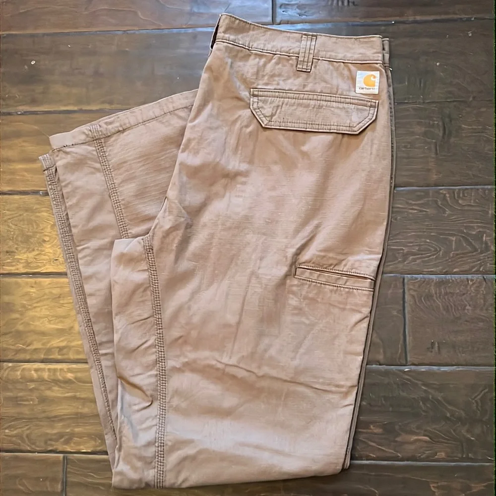 Carhartt Men Khaki Chino Brown Pants - Picture 9 of 9